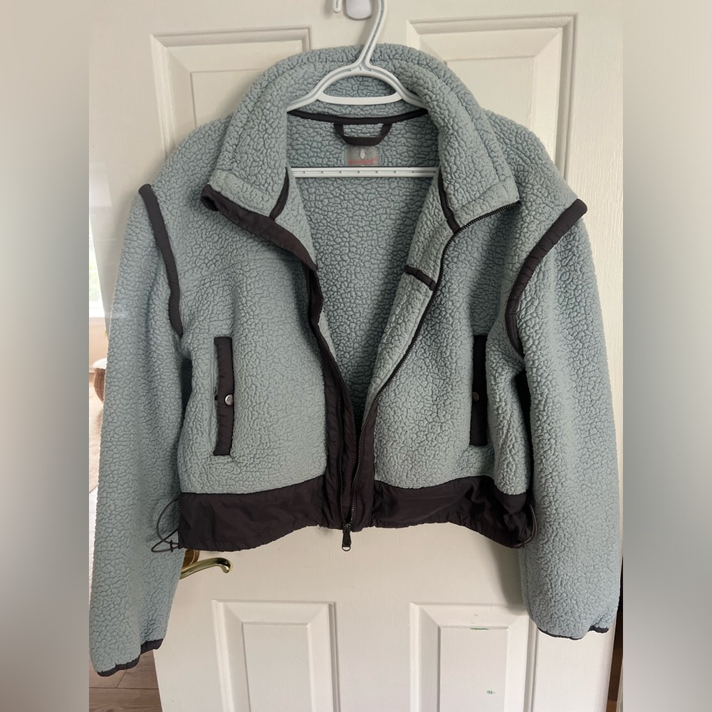 Free people court side fleece jacket - Picture 4 of 11